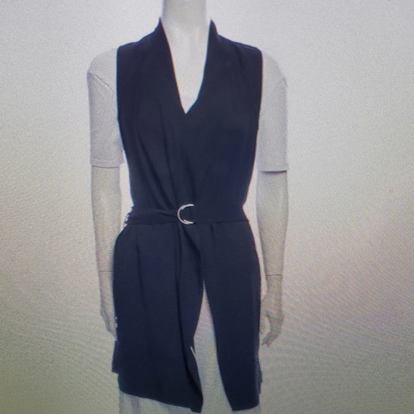Helmut lang NWT belted asymmetrical vest